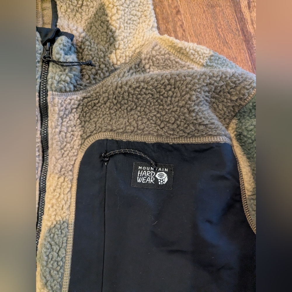 Mountain Hardware Men's HiCamp Fleece Printed Hoody  Size XL New! - Picture 13 of 13